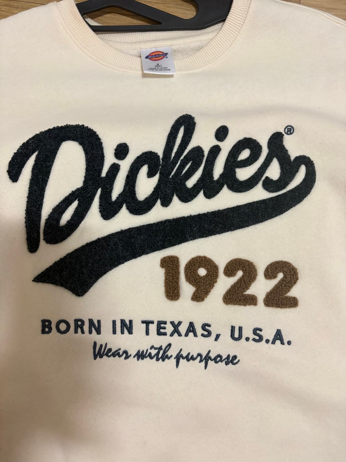 디키즈 아이보리 맨투맨 S 상품이미지2