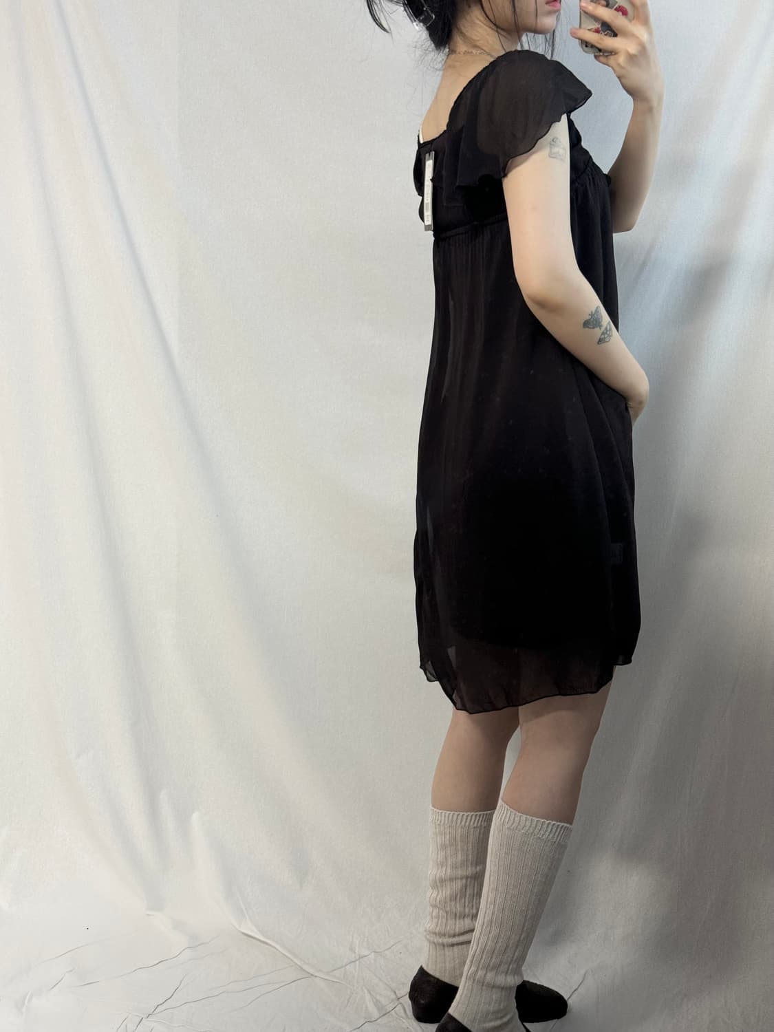 (미사용)레이스 모티프 넥 원피스 세트 상품이미지6
