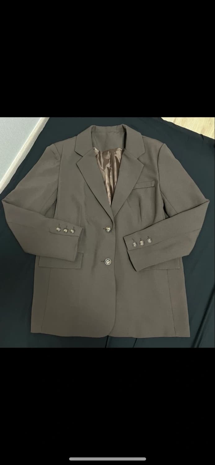블랙업 블레이저 자켓 브라운 상품이미지2