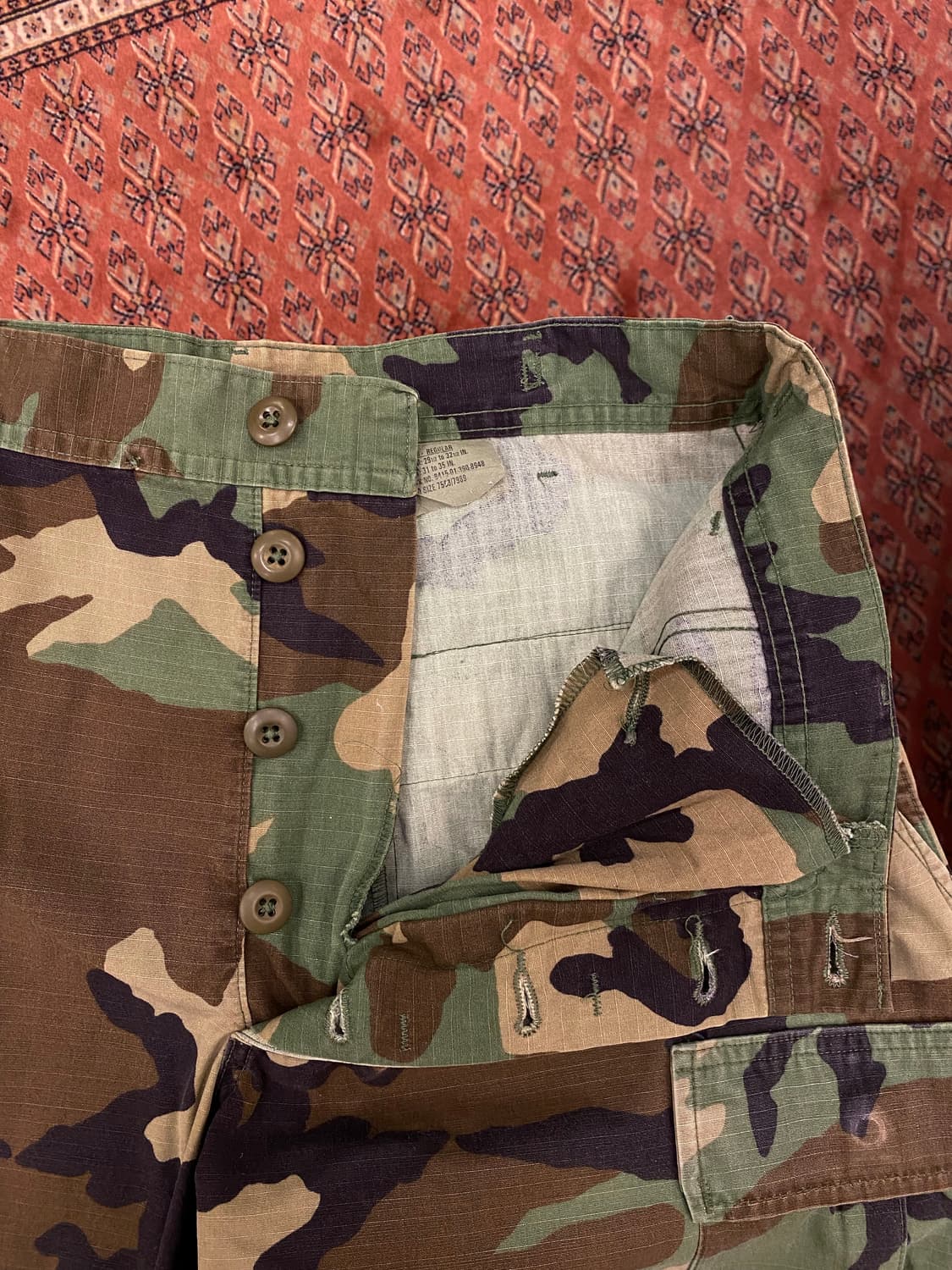 U.S ARMY BDU WOODLAND 카고 쇼츠 상품이미지6