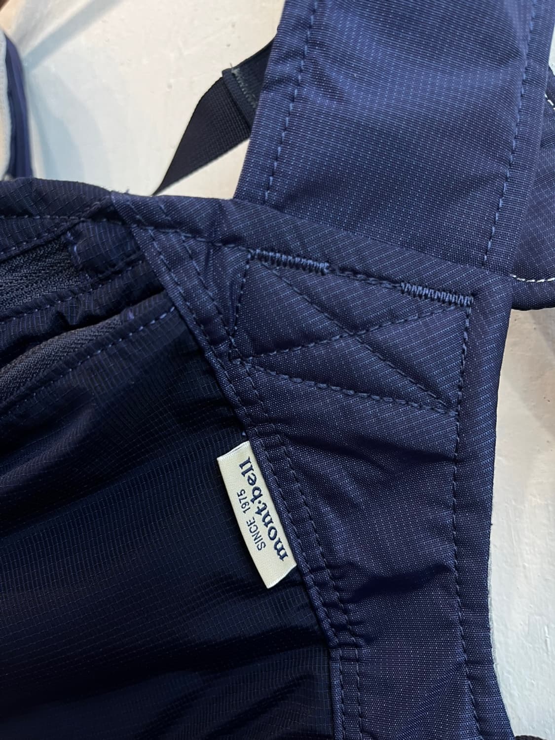 몽벨 재팬 몽벨 포켓터블 베이비 캐리어 아기띠 네이비 상품이미지2