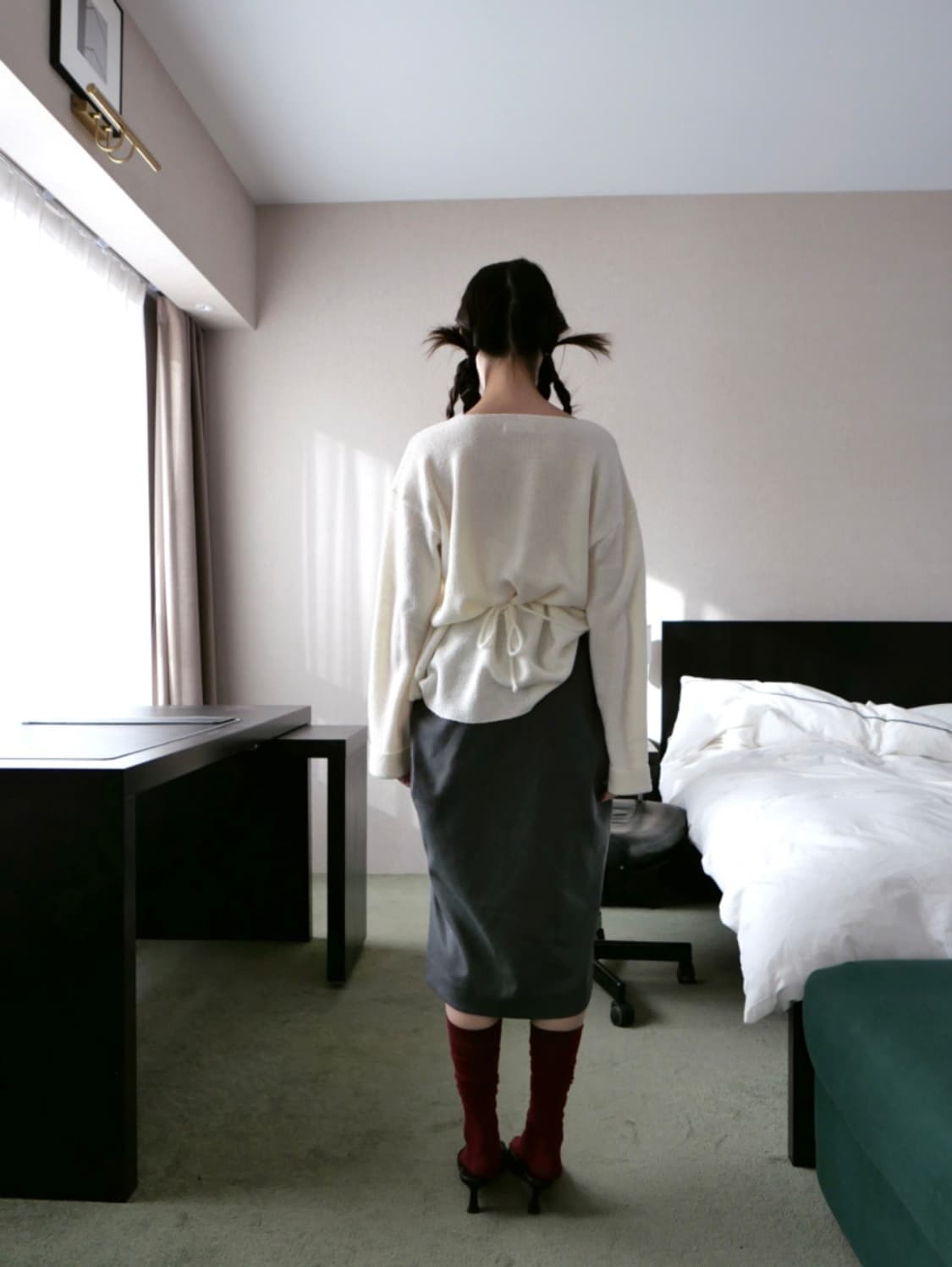 베이비랩 pot both skirt grey S 상품이미지3