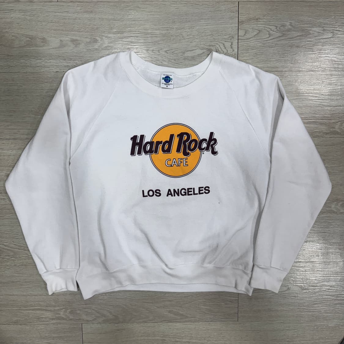 hardrock cafe 하드락 카페 LA 화이트 맨투맨 스웻 XL 상품이미지1