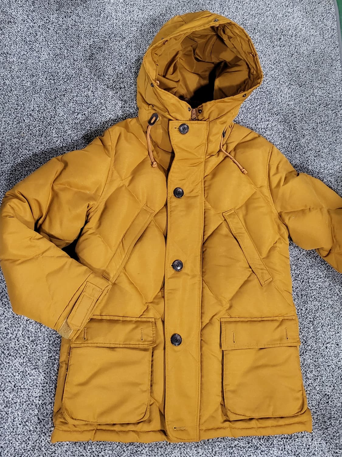 펠틱스 오리털 겨울 아우터 (머스타드) 상품이미지2