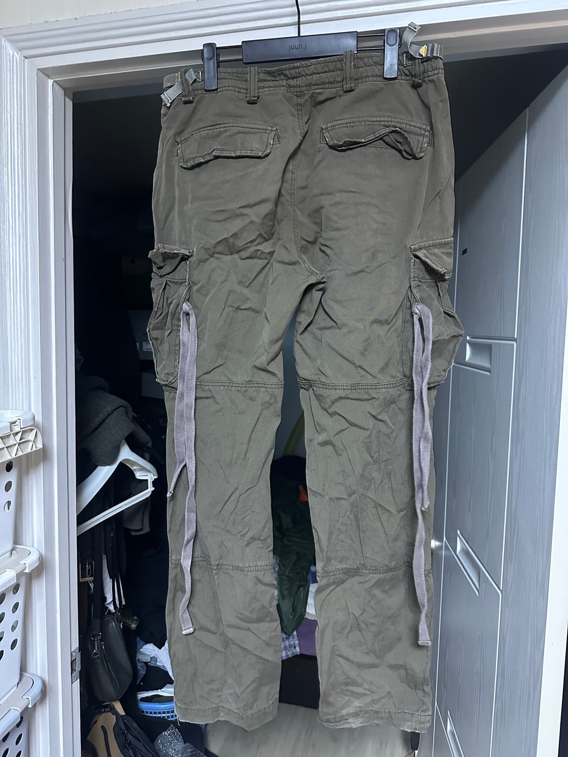 [L] 빈티지 M-65 카고 팬츠 카키 상품이미지4