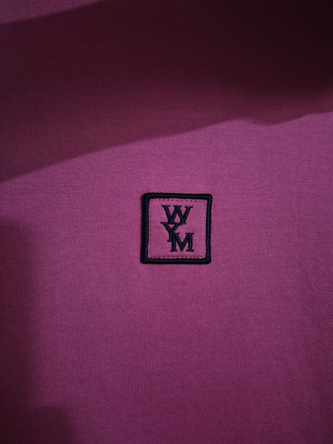 우영미 백로고 반팔티 50 핑크 상품이미지4