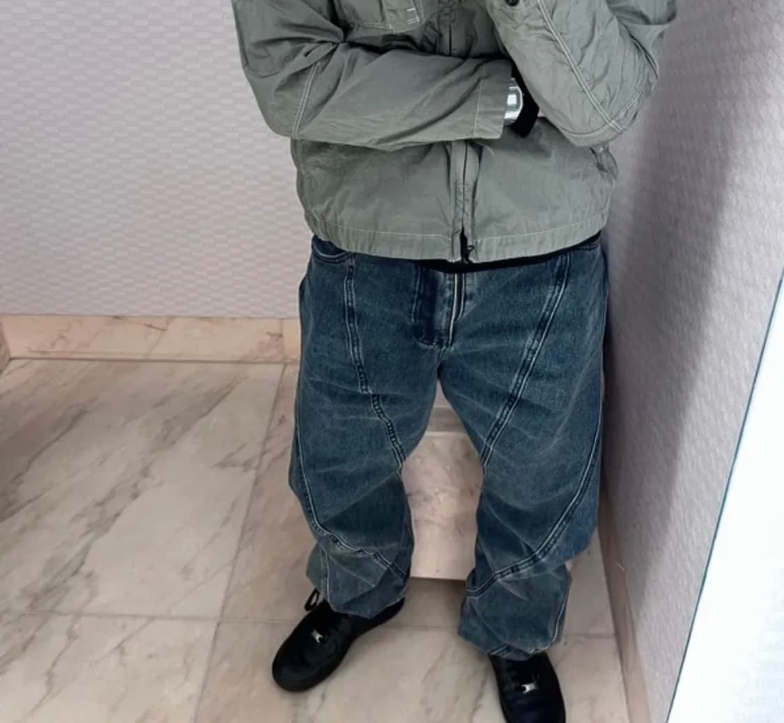 [M] 노매뉴얼 T.S 데님 washed navy 상품이미지2