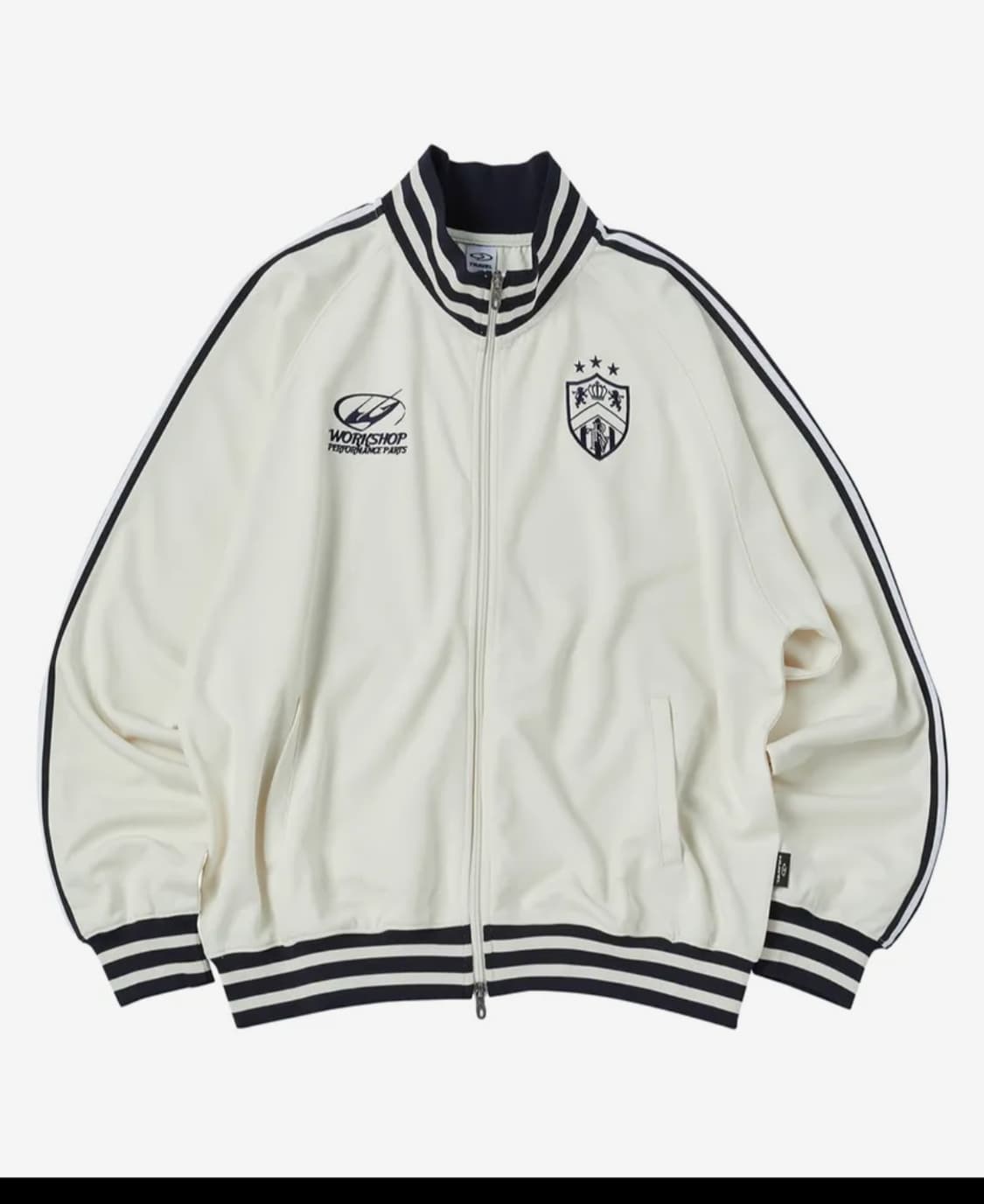 L 급처 트래블 아이보리 트랙져지 상품이미지1