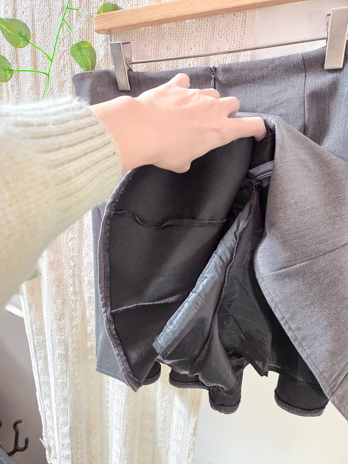 그레이 스커트 상품이미지4