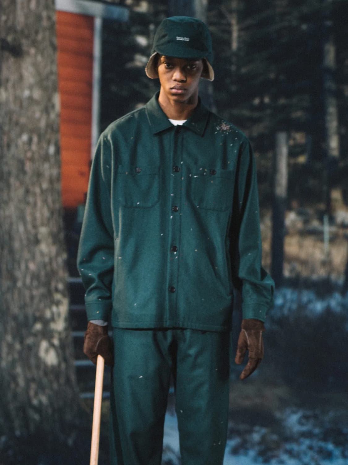 언더커버 24aw 크로스 스티치 울 자켓 상품이미지2