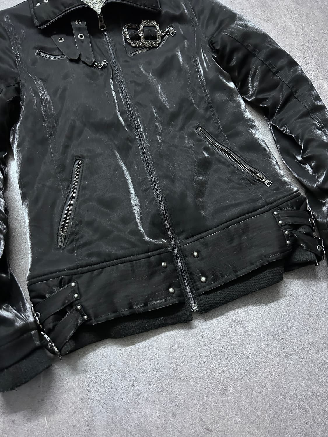 Midas 미다스 글로시 멀티 버클 자켓 상품이미지3