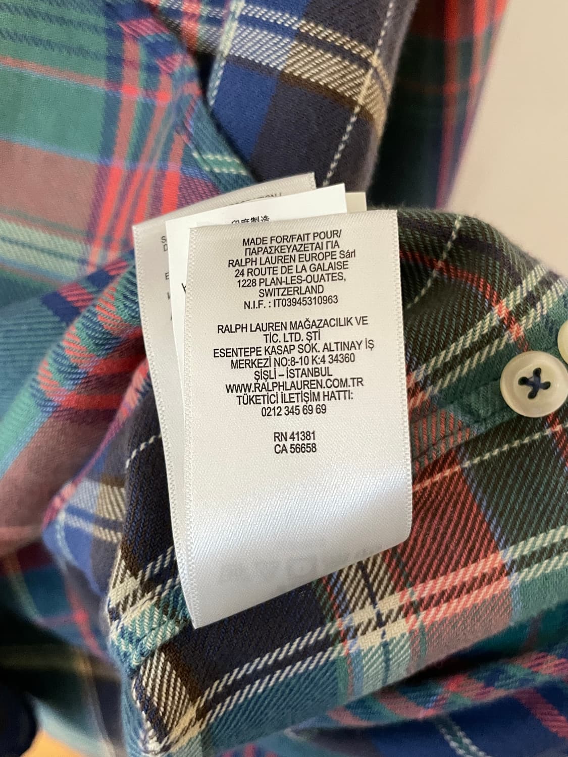 폴로 어센틱 체크 셔츠  상품이미지8