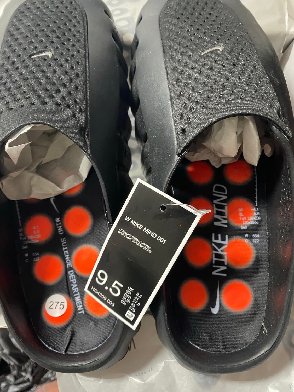 나이키 마인드 001 블랙 크롬 275mm 상품이미지3