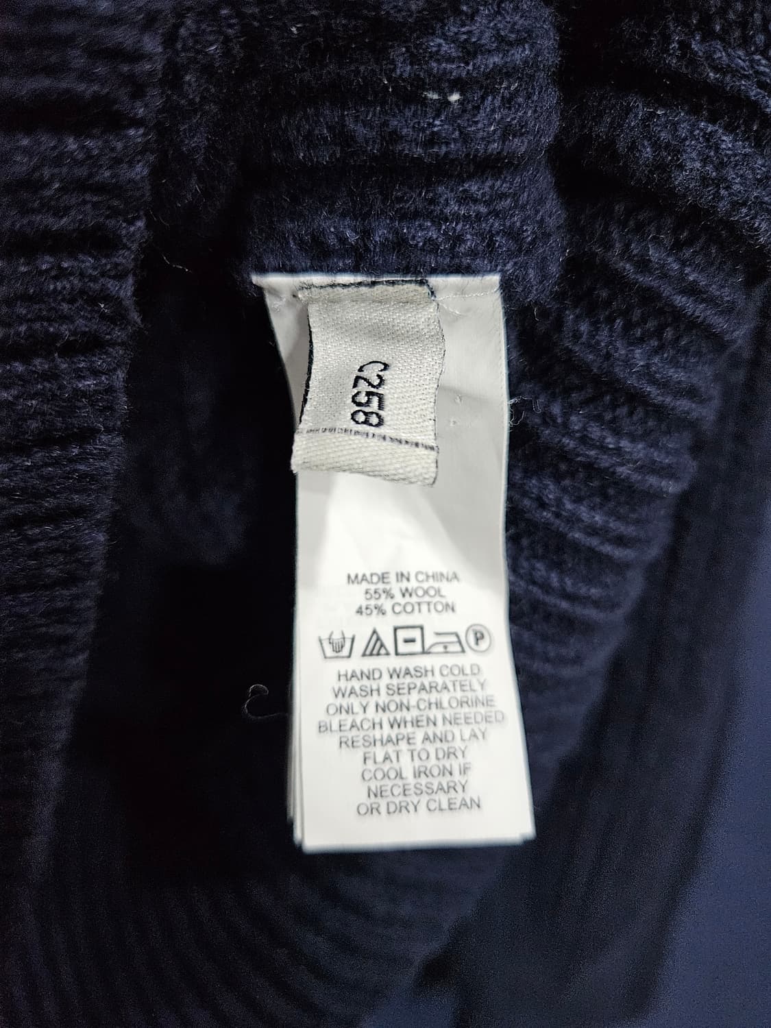 잭스페이드 네이비컬러 남성 95~100 니트 상품이미지8