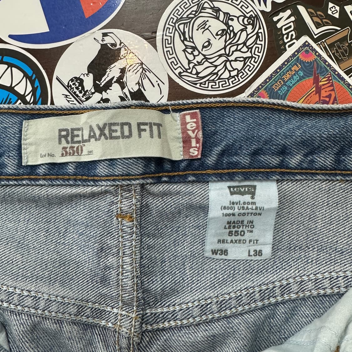 00s 리바이스 550 블루 진 데님 팬츠 36 상품이미지7