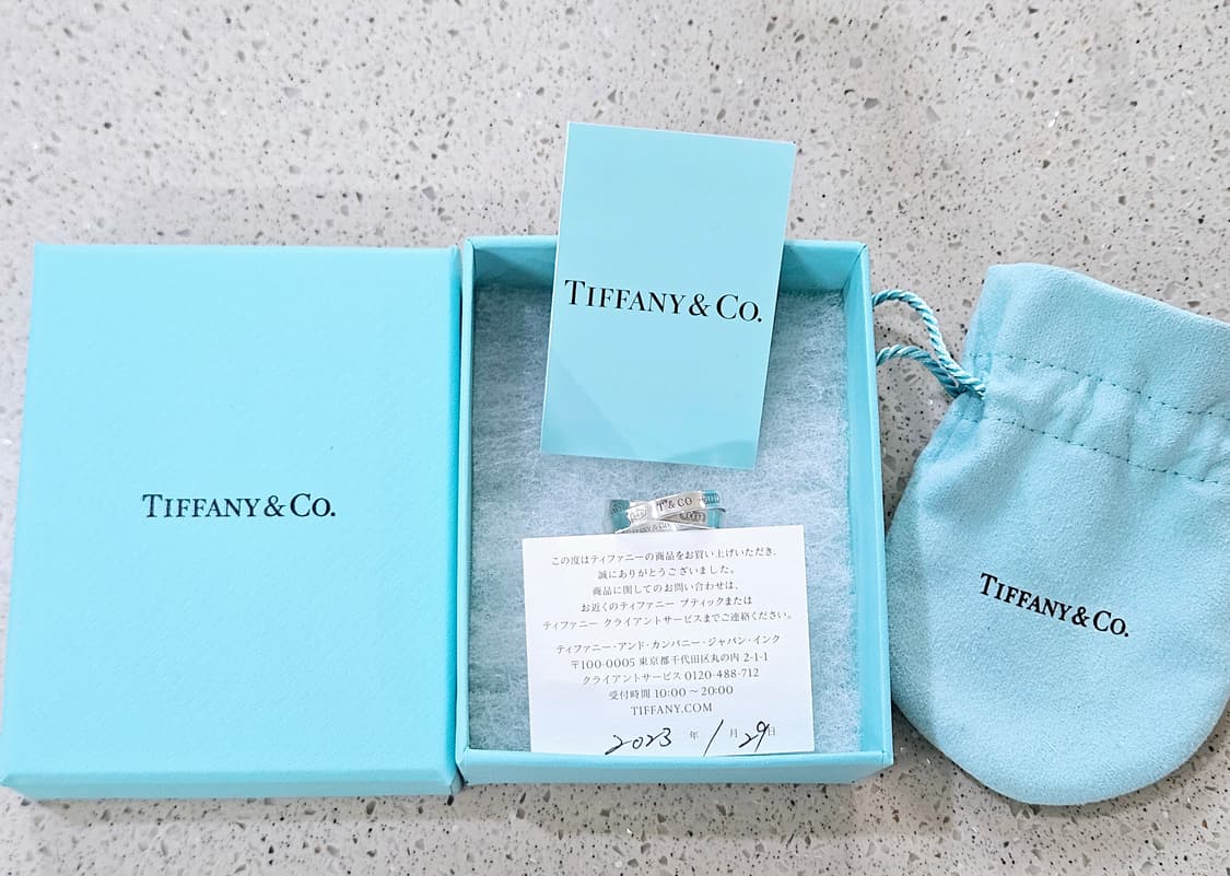 티파니앤코 1837 인터로킹 서클 반지 us9/국내19호 [정품/풀구성] 상품이미지7