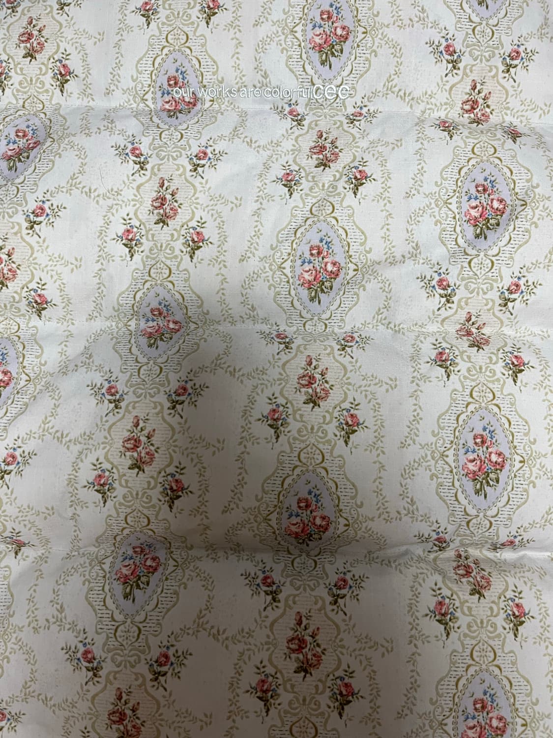 챈스챈스 플라워패턴 패딩 숏패딩 상품이미지2