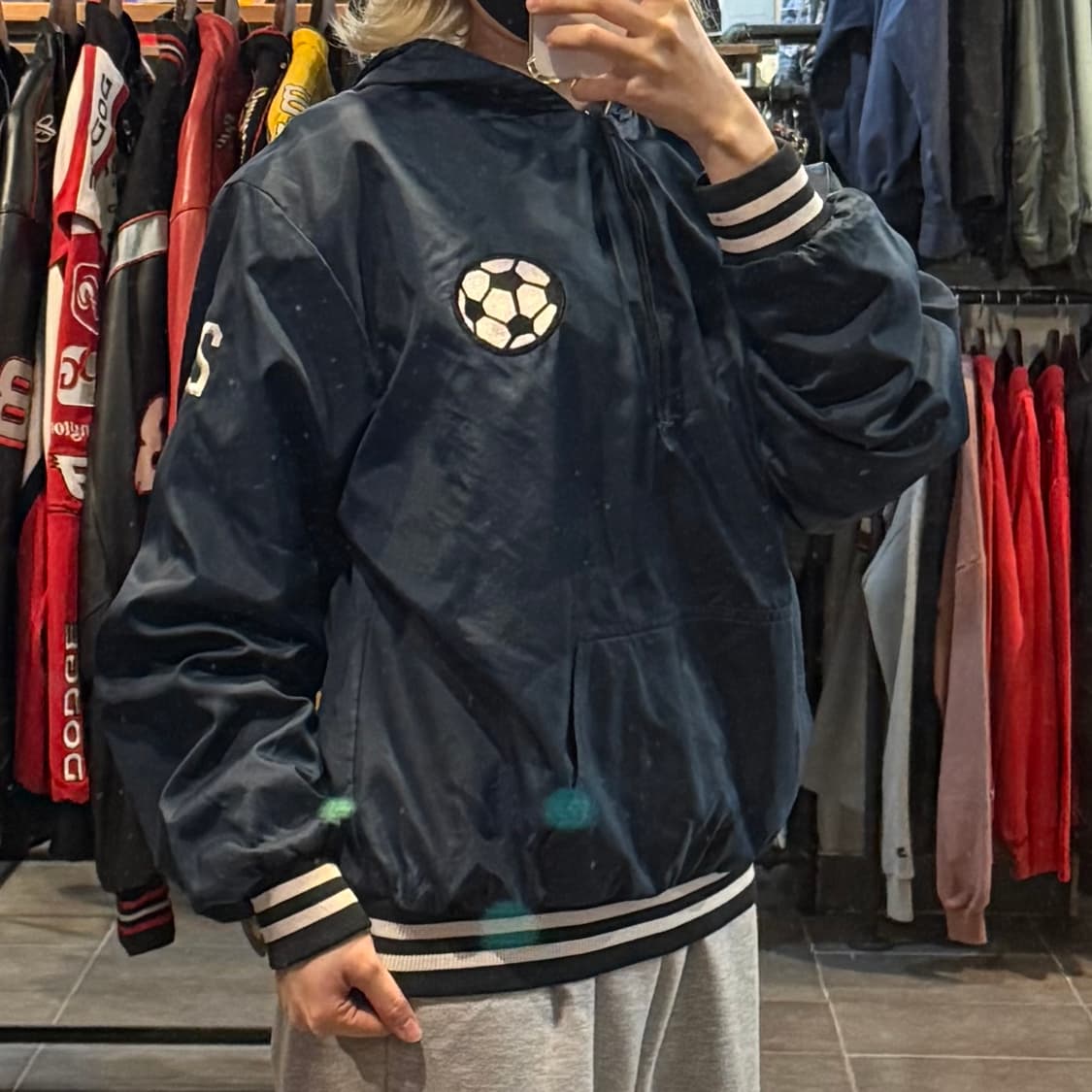 [NO.9]vtg 네이비 바람막이 상품이미지3