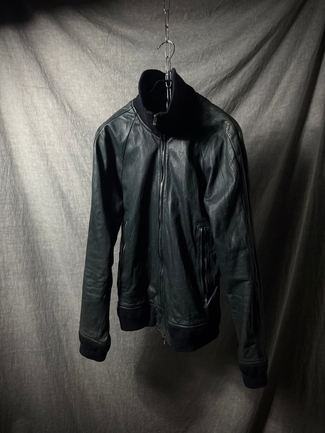 The Viridi-Anne Leather Jacket   상품이미지3