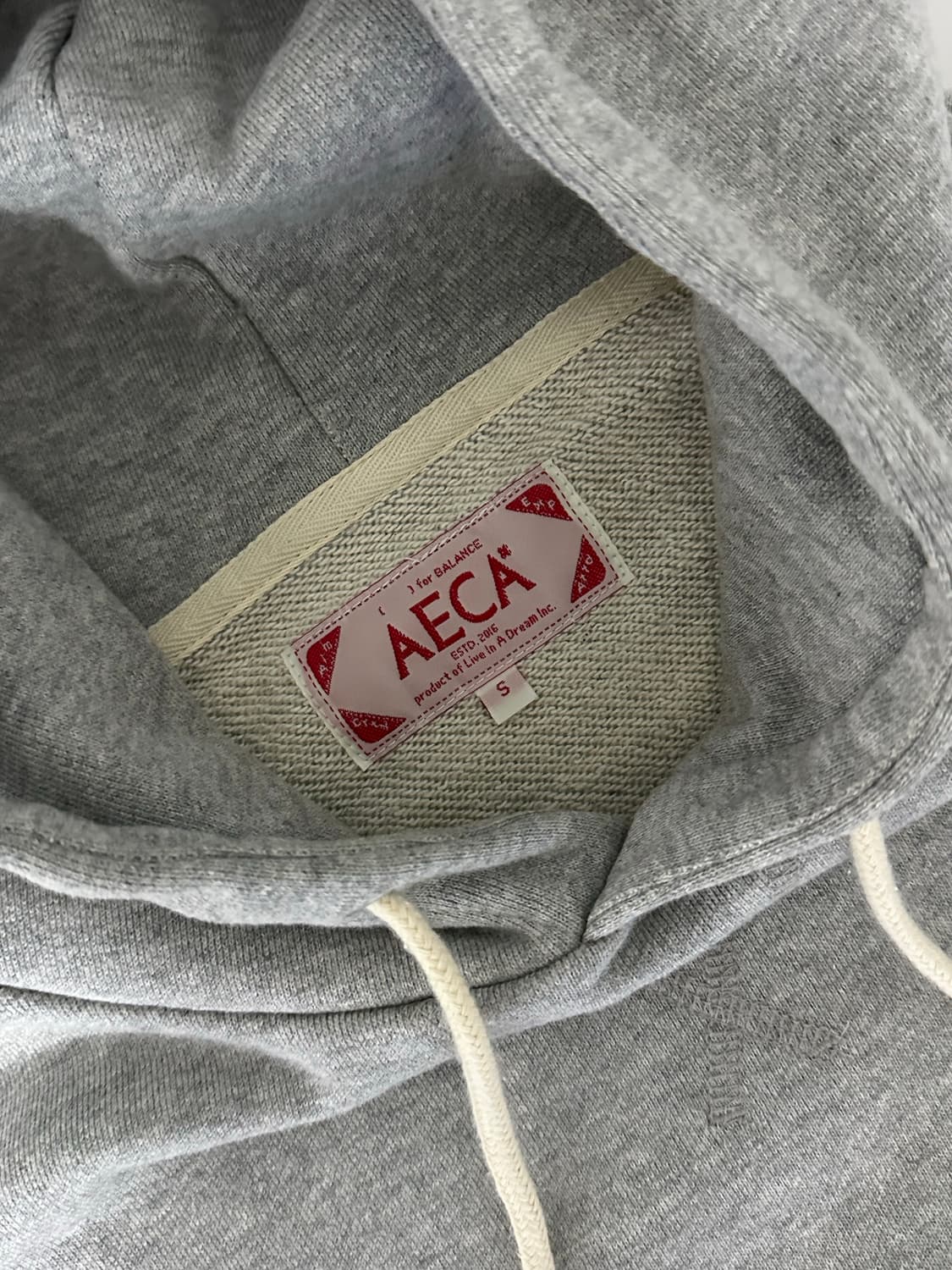 에이카화이트 후드 그레이 상품이미지3