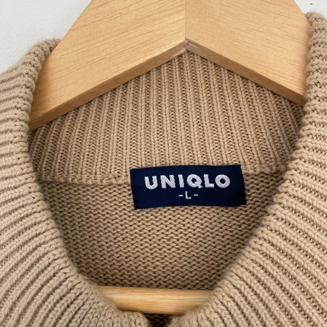 90s 유니클로 니트집업  상품이미지2