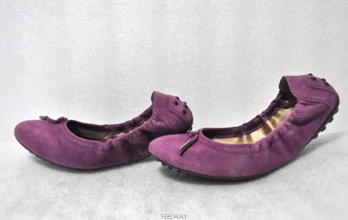 토즈(TODS)/여성스웨이드플랫슈즈(사이즈225)정품 상품이미지4