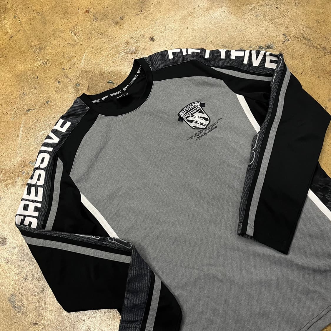 [정품/100] EXR 그레이 블랙 롱슬리브 티셔츠 b16 상품이미지1