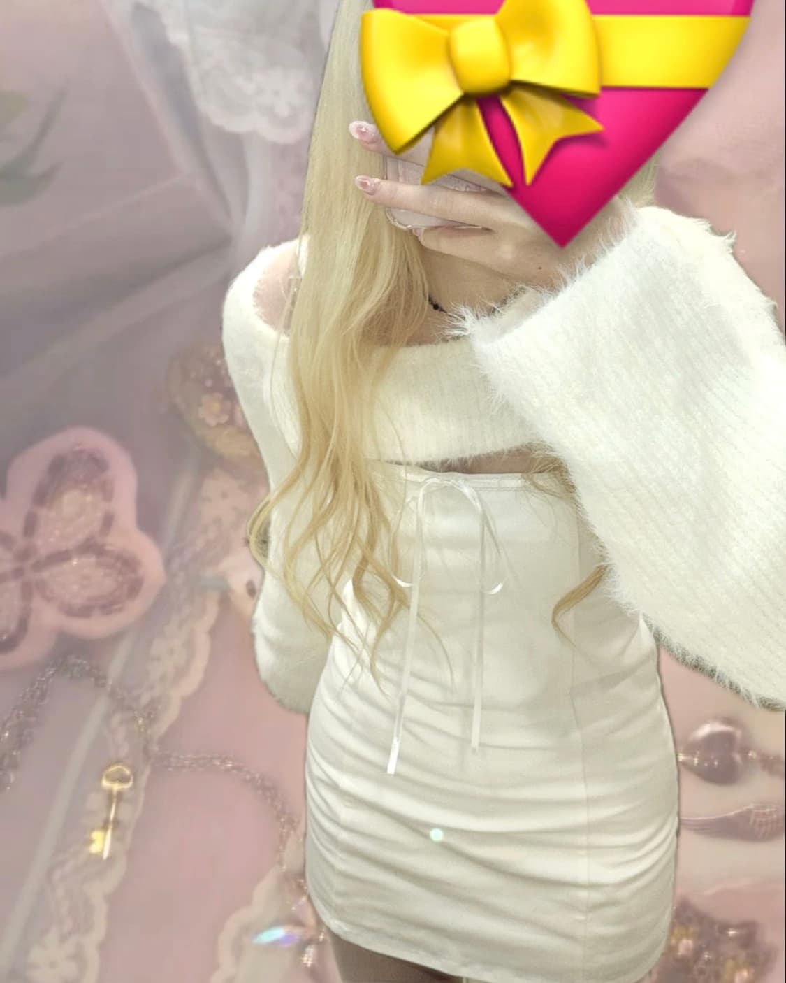 낫유어로즈 앙고라 볼레로 원피스 상품이미지2