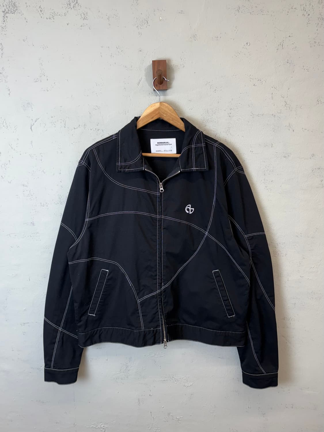 노매뉴얼 스티치 워크자켓 블랙 상품이미지1