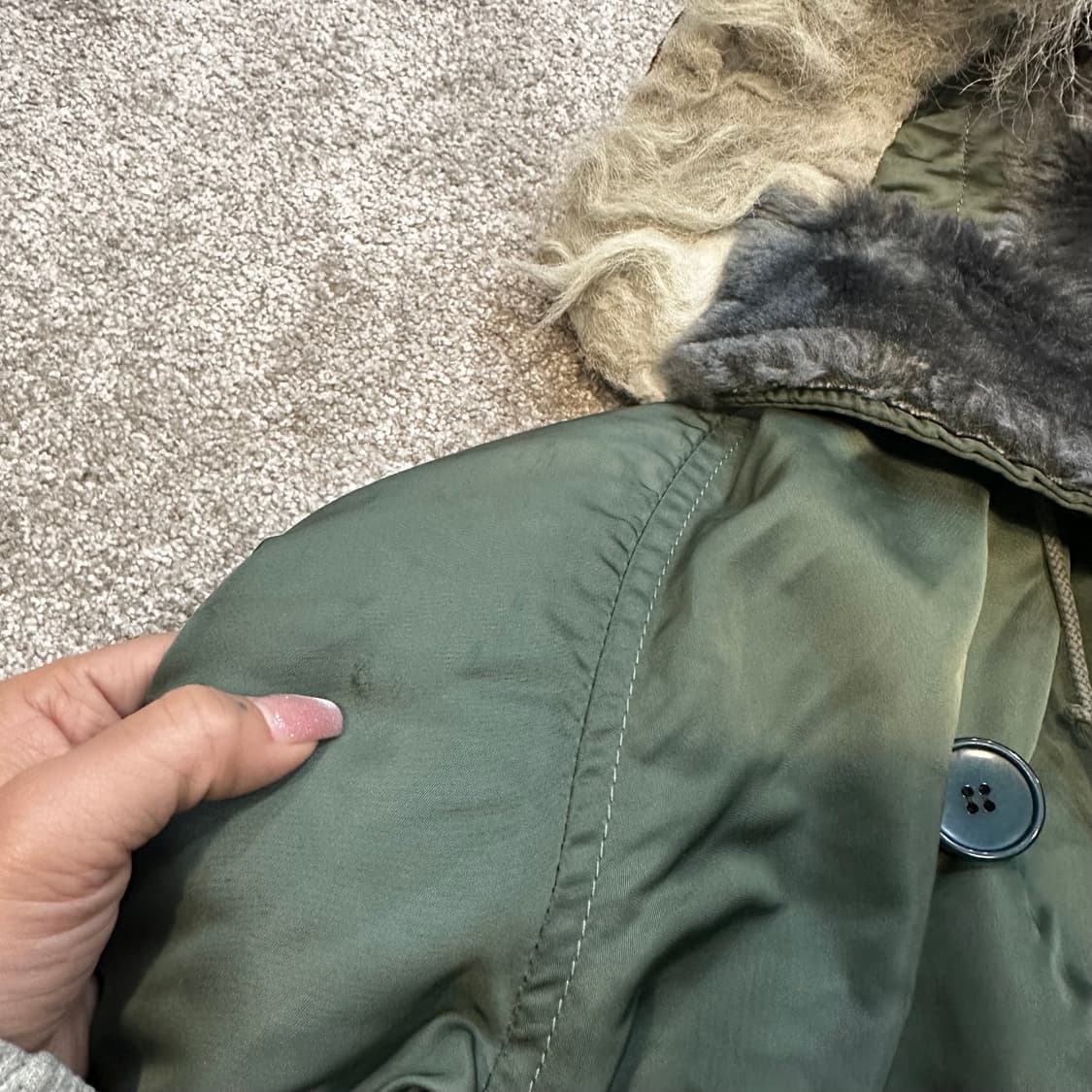 빈티지 밀리터리 N-2B 플라이트 자켓(항공)L 상품이미지4