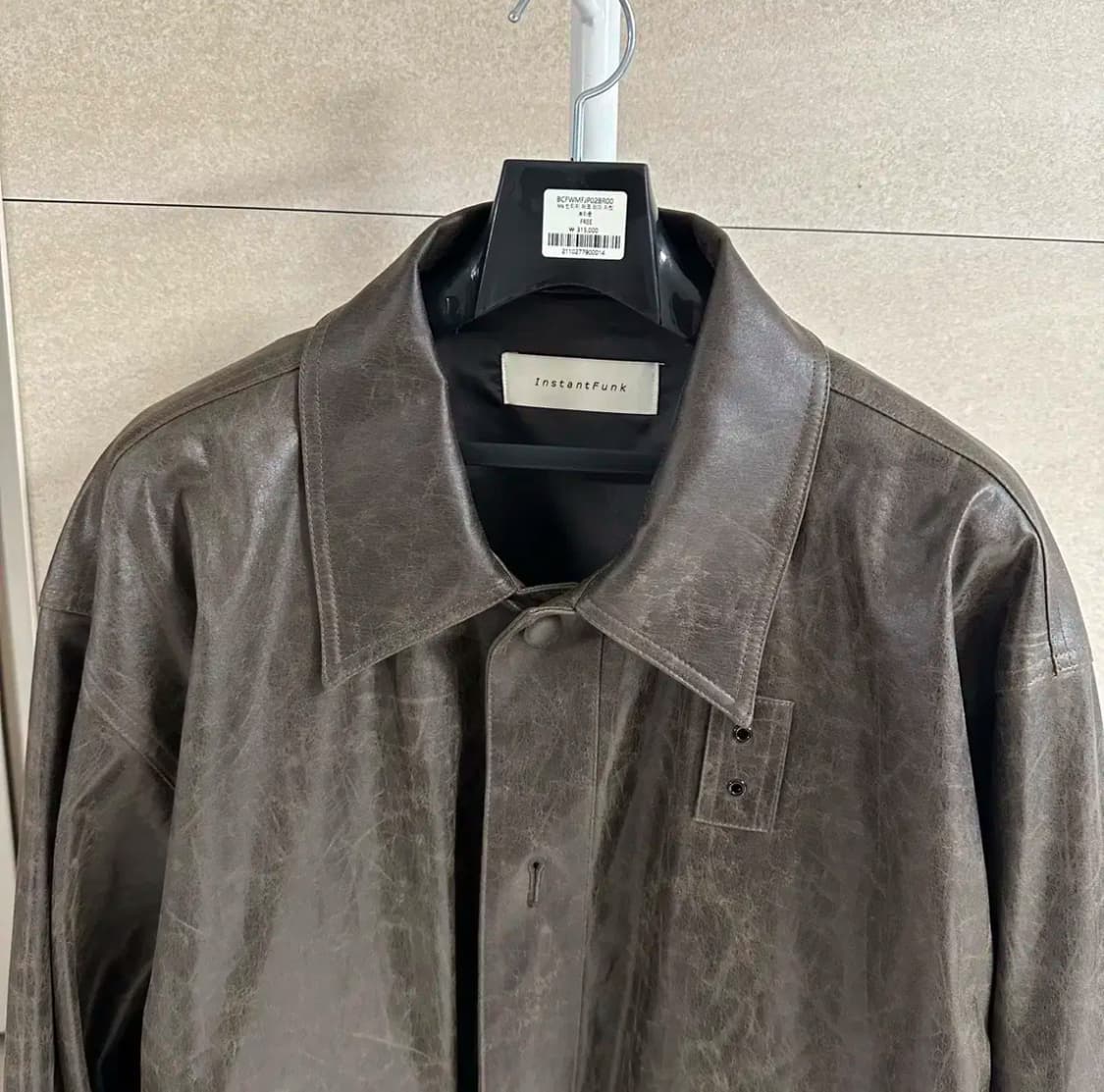 인스턴트펑크 빈티지 에코 레더 자켓 상품이미지3
