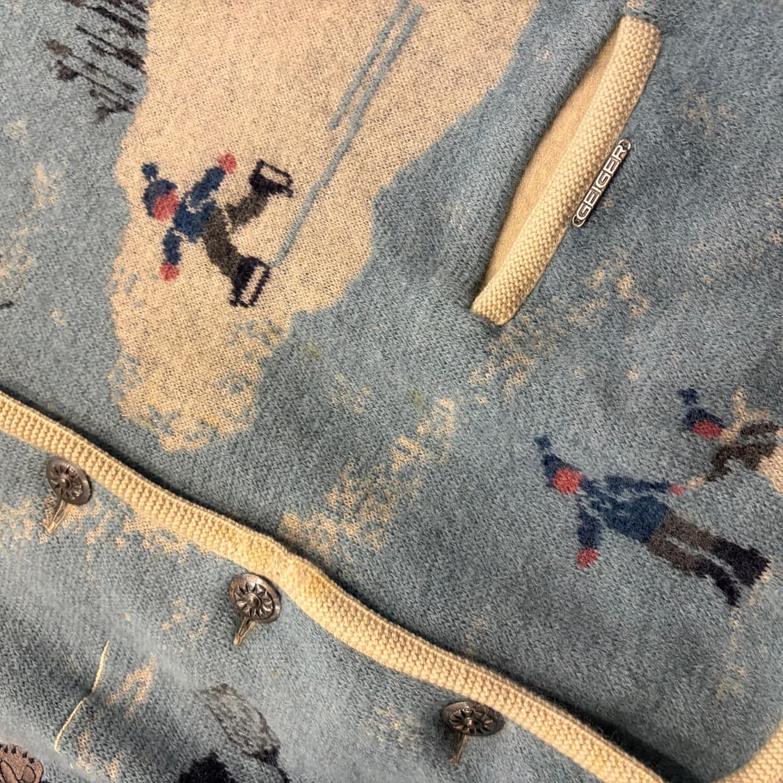 [42] Geiger 겨울 패턴 니트 가디건 D250 상품이미지5