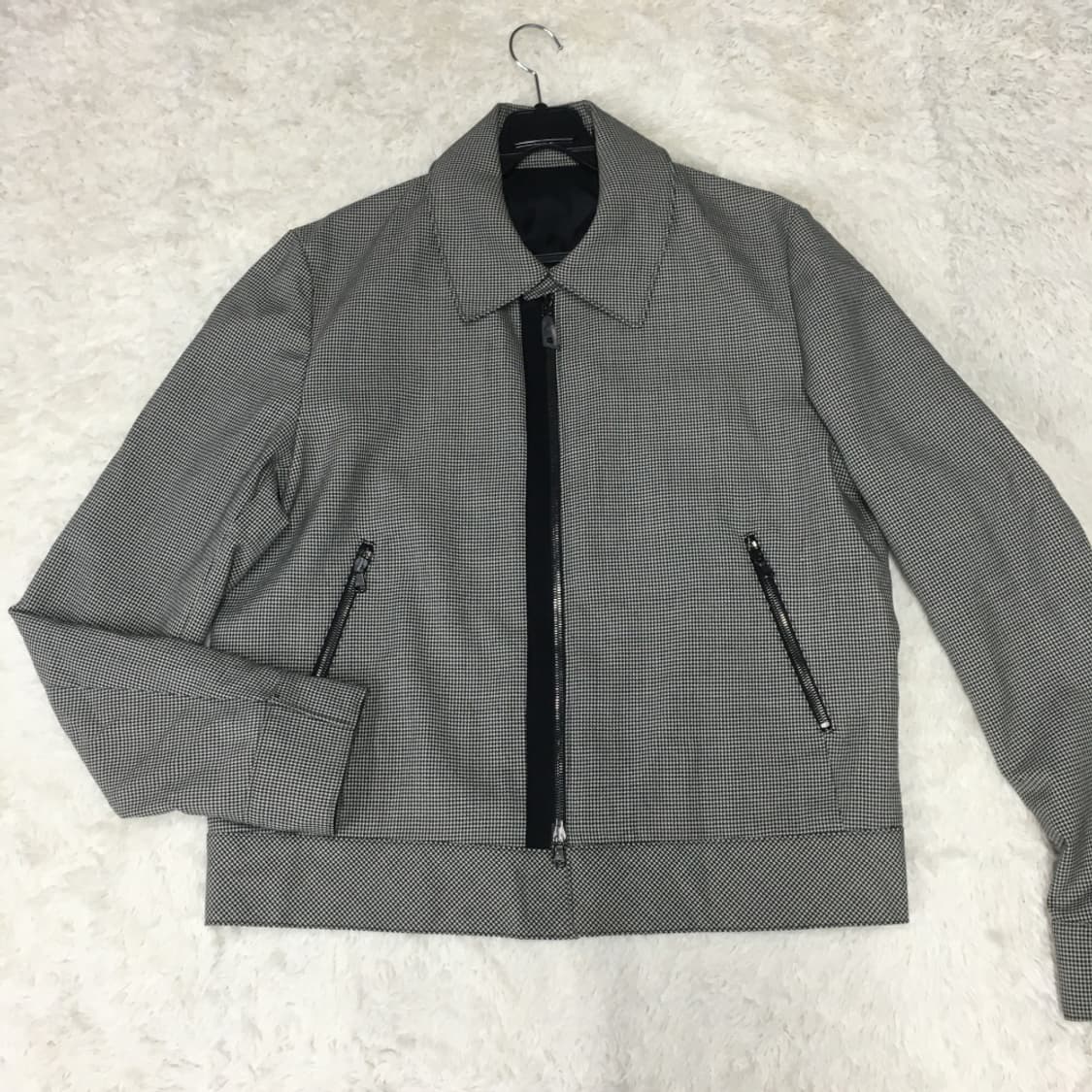 우영미 하운즈투스 체크 블루종 BB15 상품이미지1