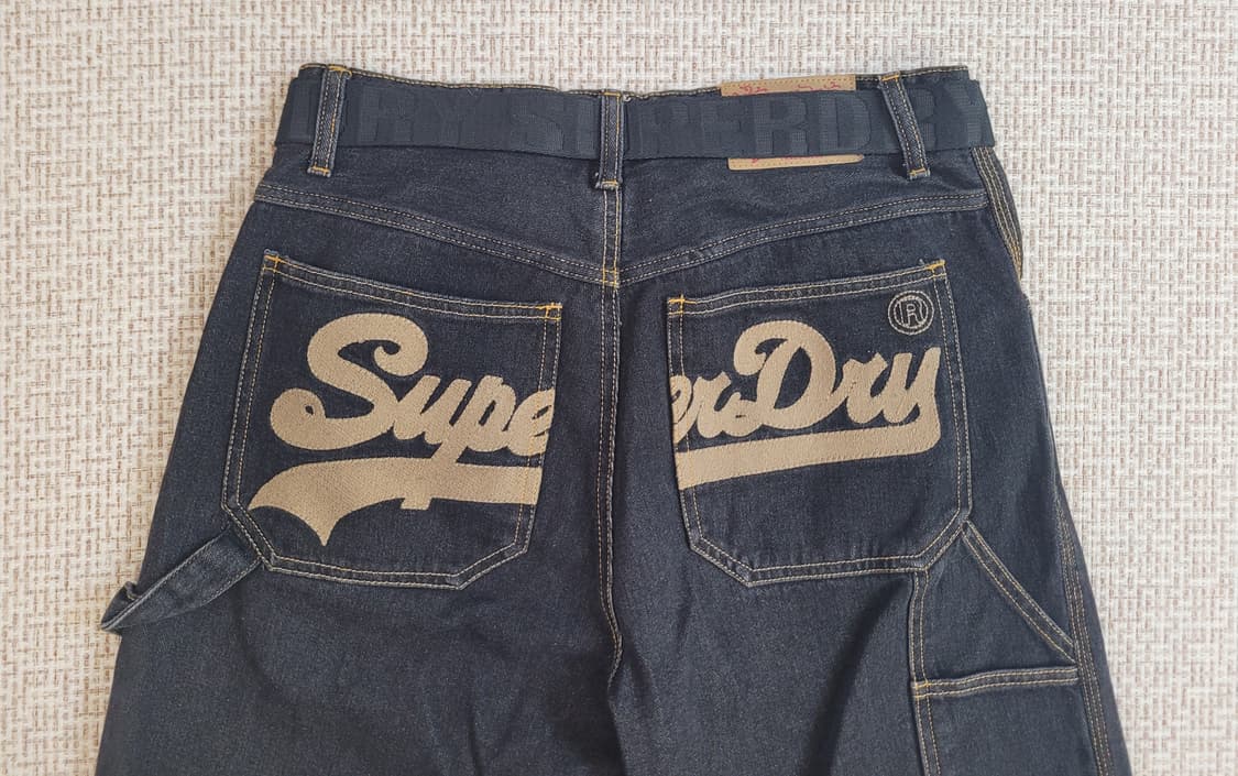 뷰퍼드라이 데님 카펜터 팬츠 30 블랙 상품이미지4