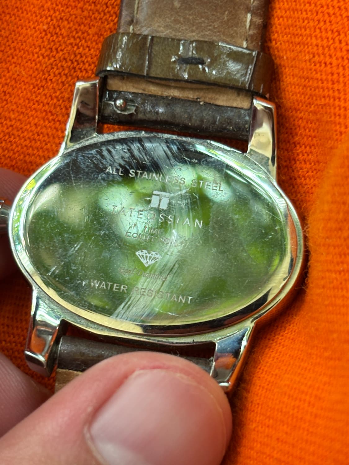 Vintage Tateossian leather watch 상품이미지8