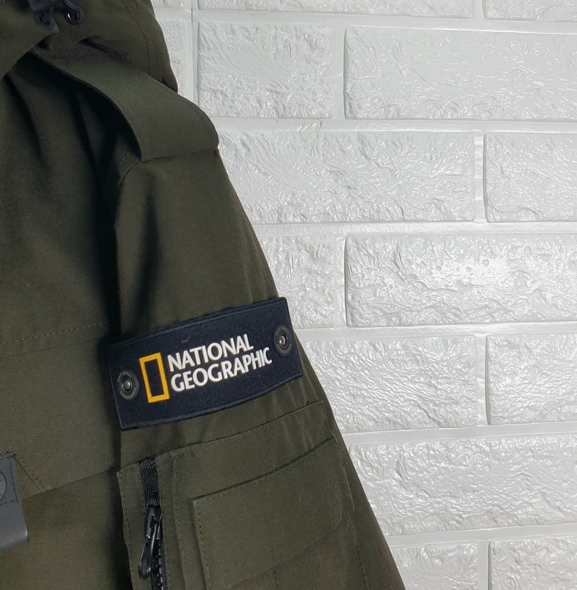 [100]내셔널지오그래픽 캠벨리 구스다운 카키 상품이미지4