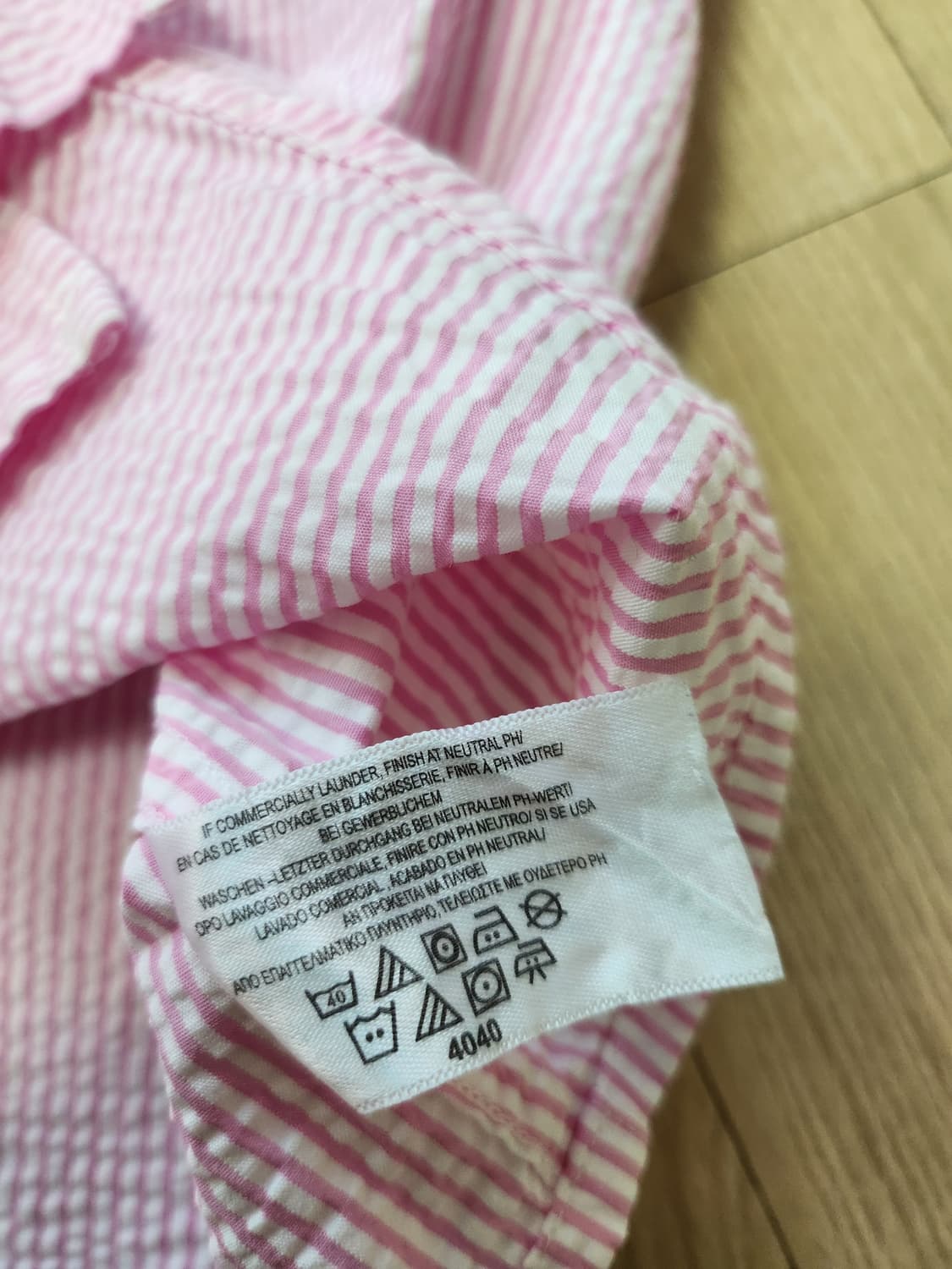 브룩스브라더스 시어서커셔츠 (XL 상품이미지7