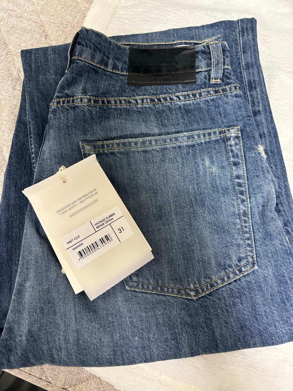 [31] 아워레가시 바스트컷 빈티지 러버 리페어 데님 상품이미지1