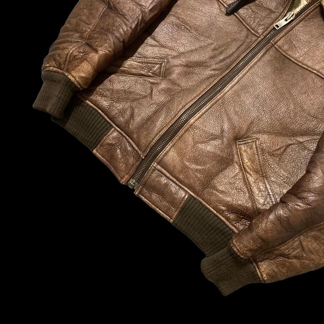 HARLEY DAVIDSON 할리데이비슨 통가죽 무스탕 상품이미지3