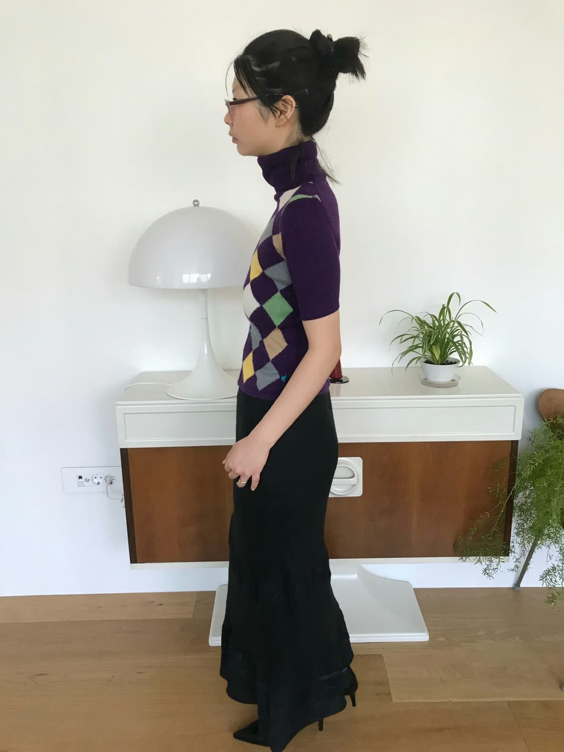 vintage linen lace skirt (26inch) 상품이미지1