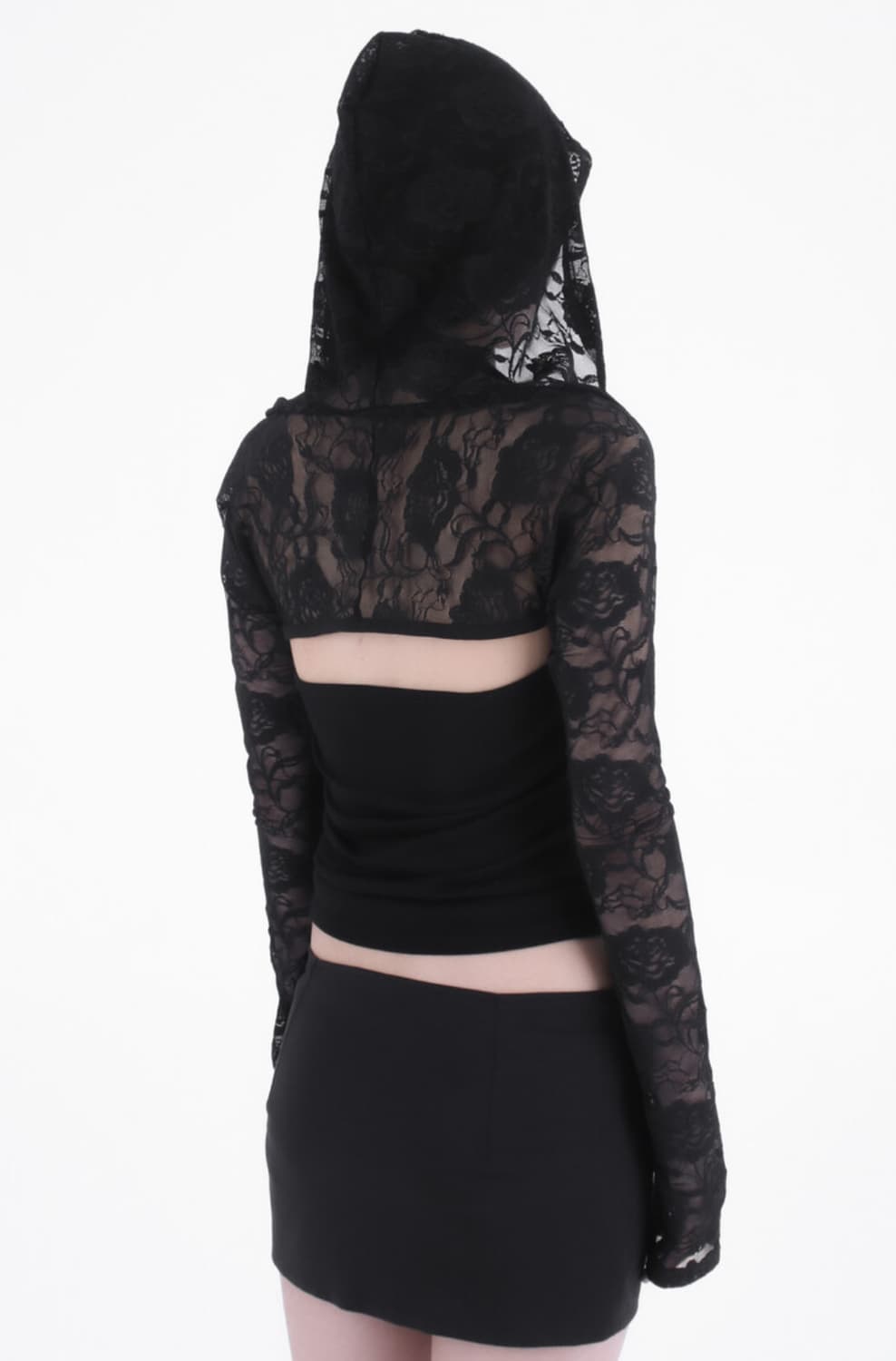 TAAE LACE HOODIE BOLERO CARDIGAN 상품이미지6