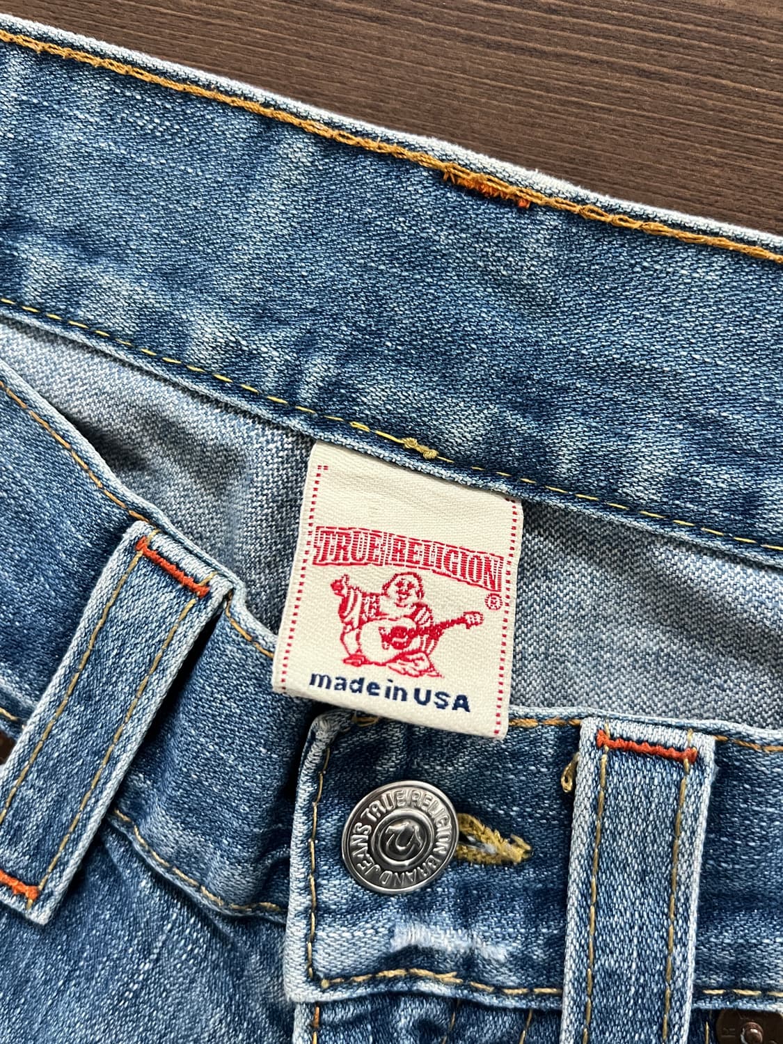 True Religion 트루릴리전 조이 부츠컷 나팔핏 연청 데님 팬츠 상품이미지6