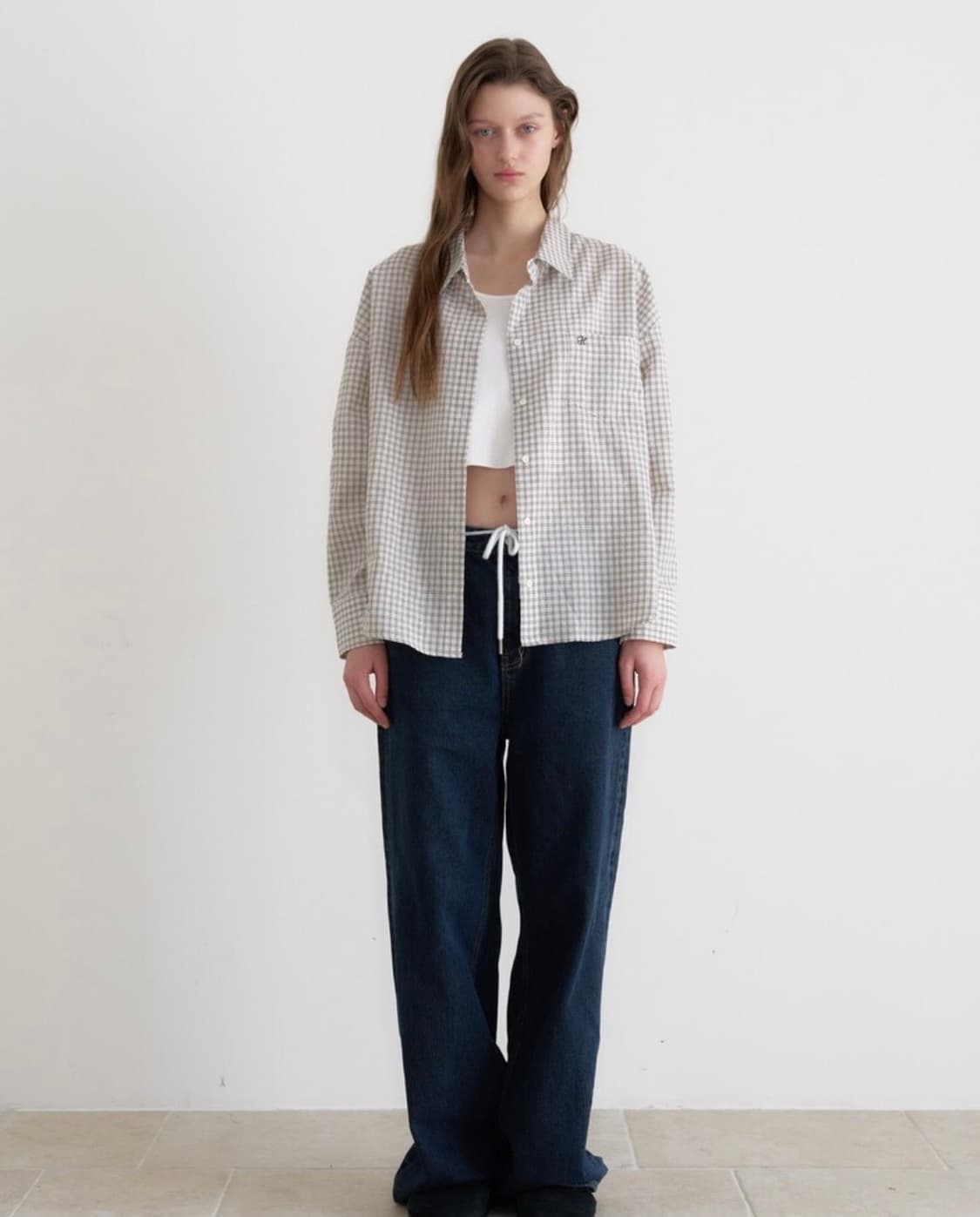 (1회착용) 헤더먼트 geek check shirts 셔츠 상품이미지3