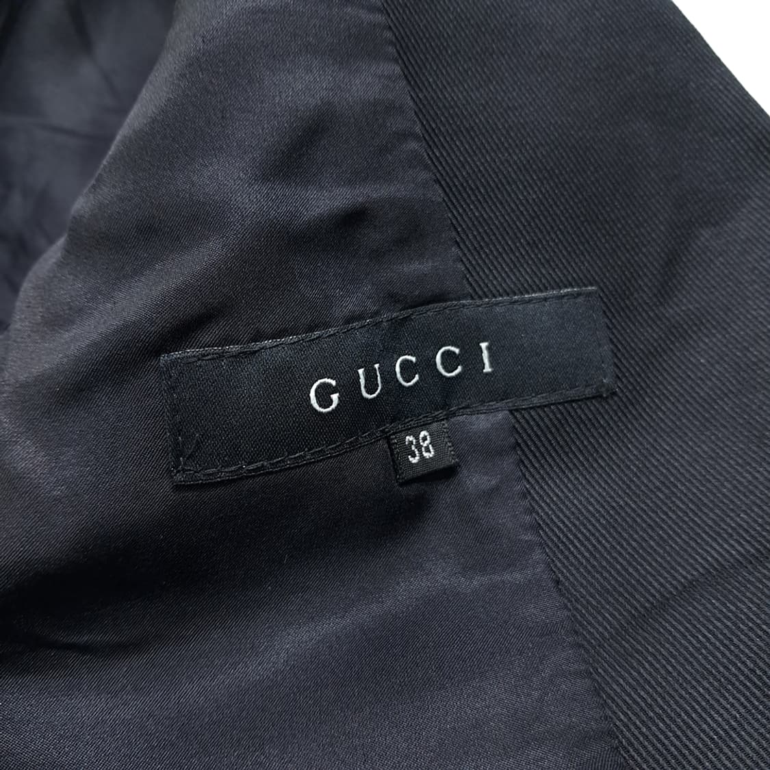 CL169 구찌 이태리판 톰포드 코튼실크 벨티드 블랙 자켓 상품이미지8