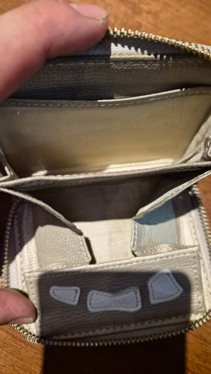 캐피탈 미니 지갑 골드 베이지 상품이미지5