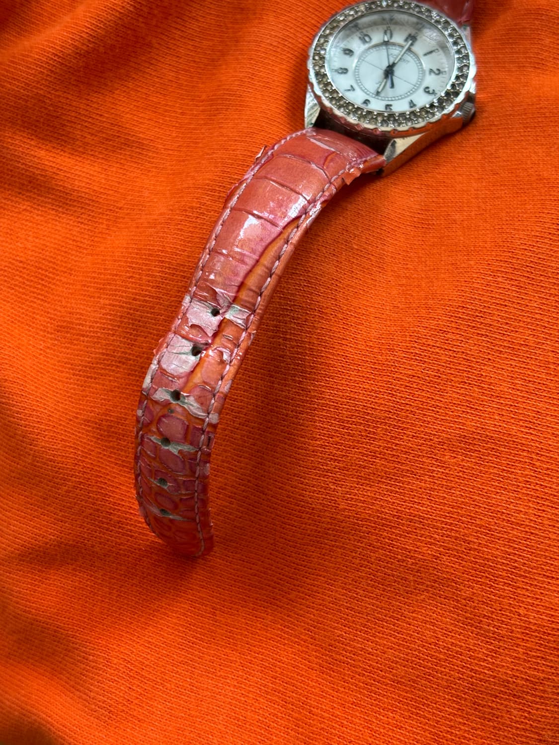 vintage accentime leather watch  상품이미지3