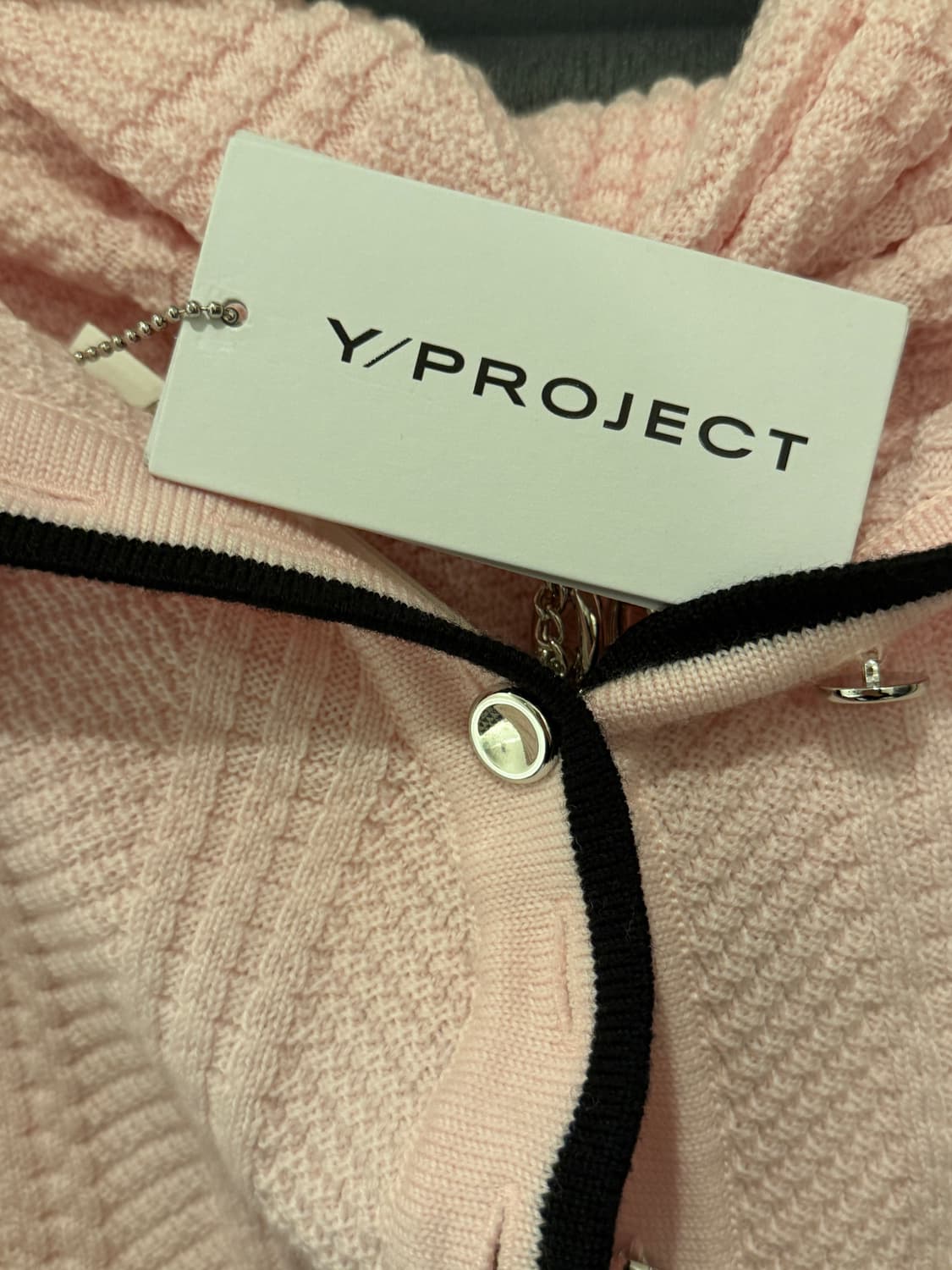 Yproject 체인 가디건 XS 상품이미지3