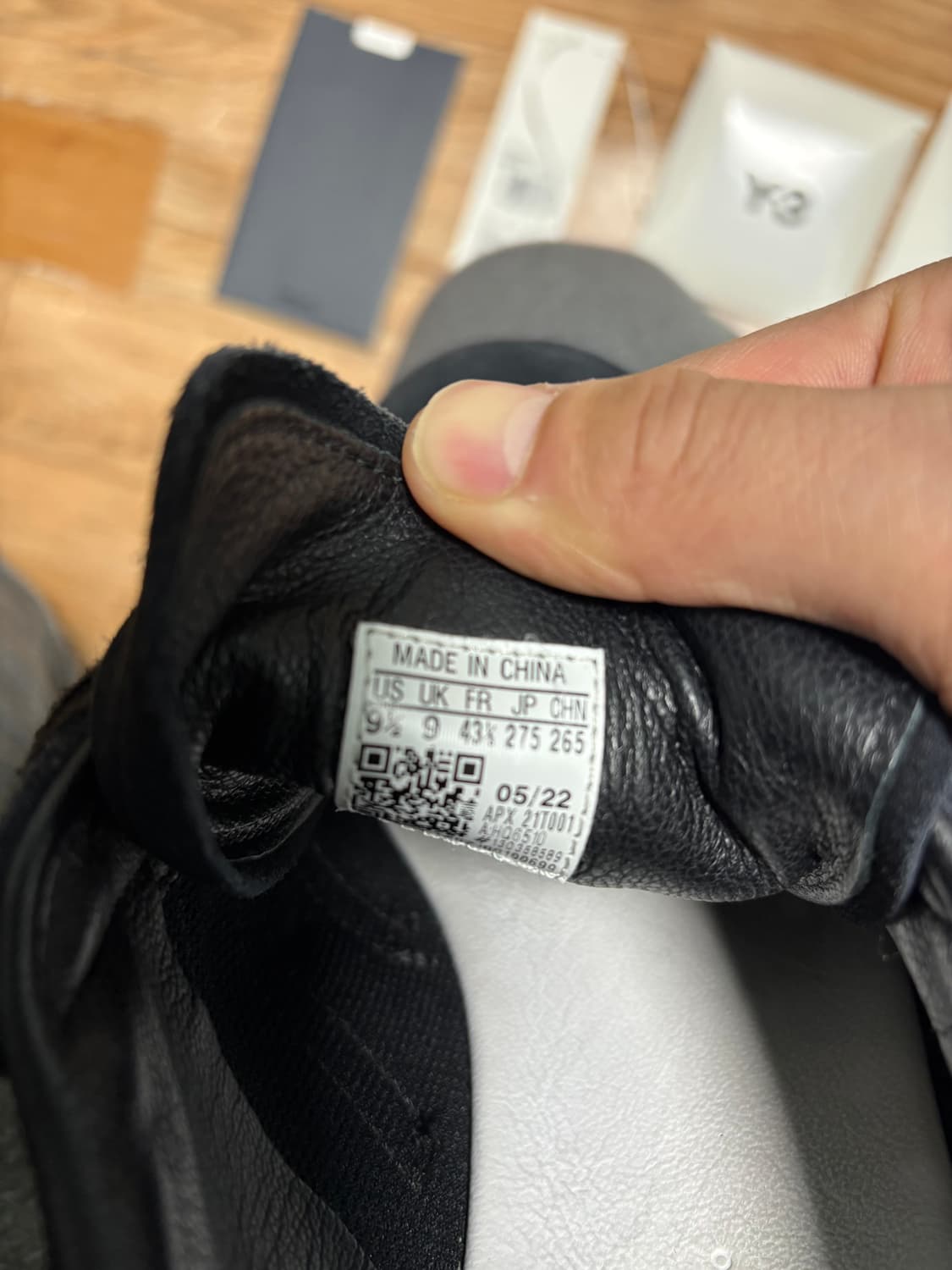 Y-3 가젤 블랙 275 상품이미지8