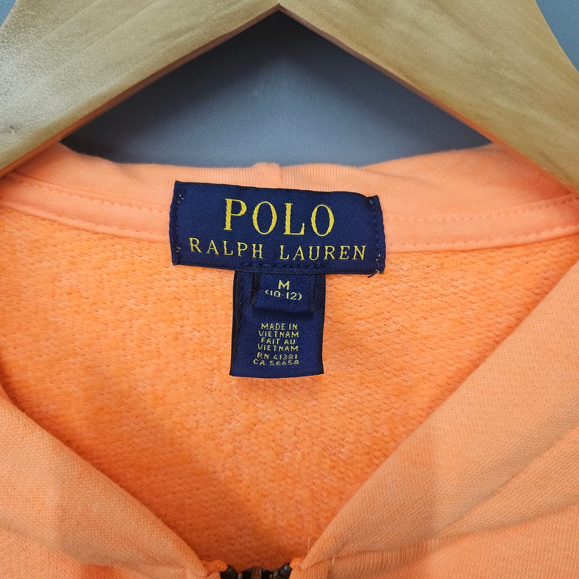 폴로랄프로렌 후드집업 오렌지 상품이미지4