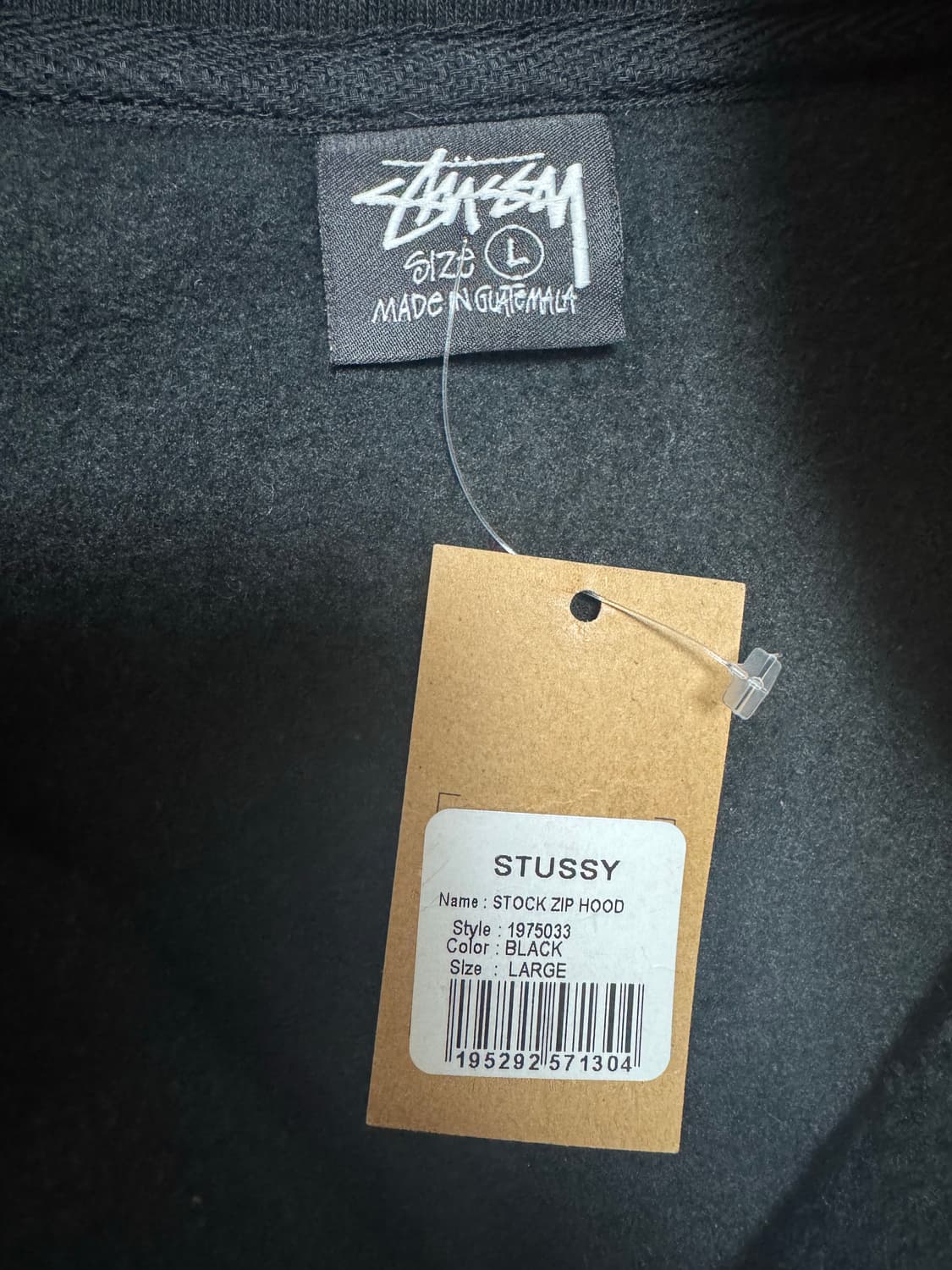 스투시 스탁 후드집업 L 상품이미지3